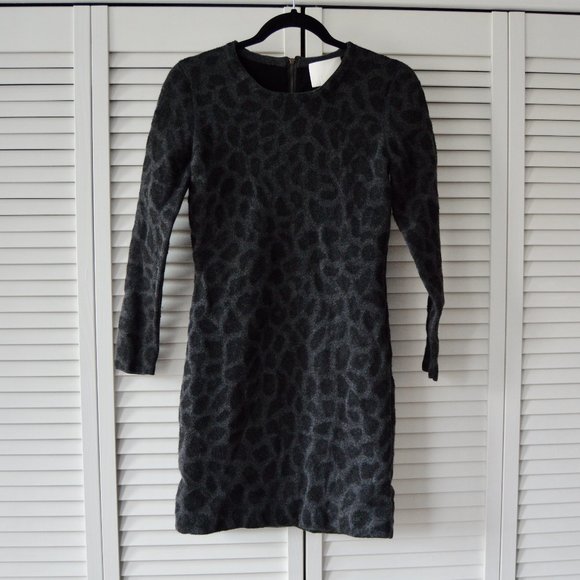 3.1 Phillip Lim Dresses & Skirts - 3.1 Phillip Lim Wool Leopard Print Mini Dress | Size Medium